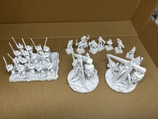 Warhammer Fantasy Old World Bretonen Trebuchet Bihand Questritter grundiert