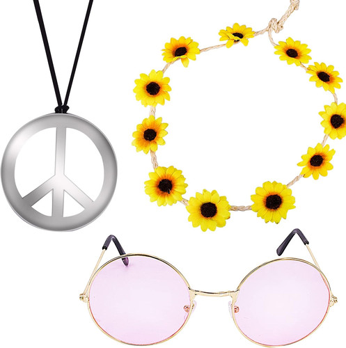 3pcs hippie accessoires set - hippie,