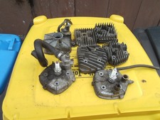 Konvolut Sammlung Zylinderkopf Zylinderköpfe 50ccm³ PIAGGIO Ersatzteile Bastler