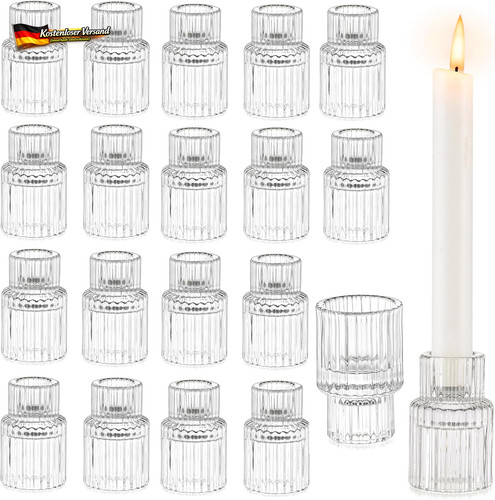 Glas kerzenhalter set für - set,
