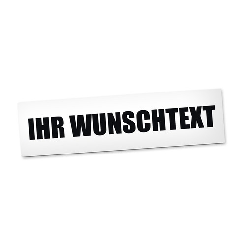 Wunschtext magnetschild auto - magnetschild,