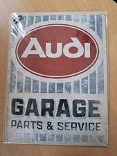 Blechschild 30x40 OVP Audi