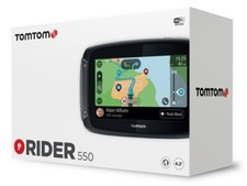 TomTom Rider 550 Motorradnavi, Lifetime Maps World&Radar&Traffic UVP 399,95€