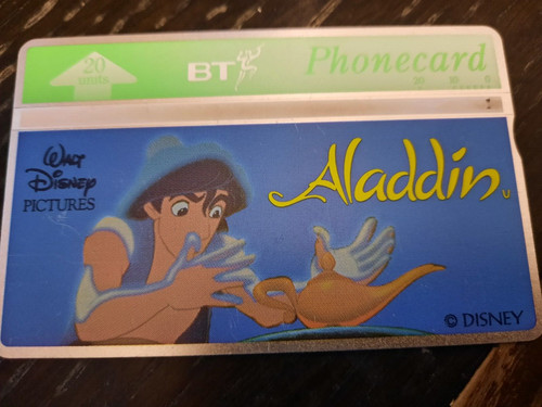 Telefon karte disney aladdin - disney,