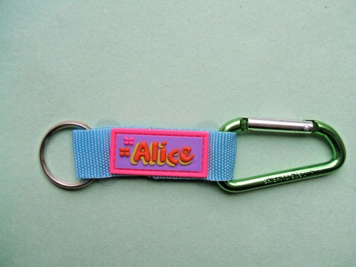 Personalisierter karabiner - personalisierter,