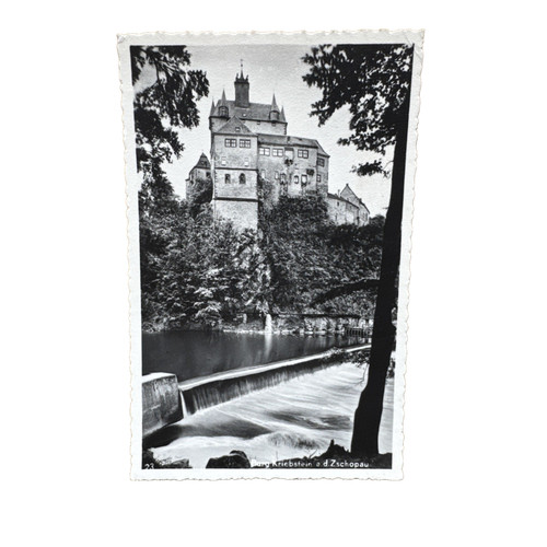 Postkarte burg kriebstein - postkarte,
