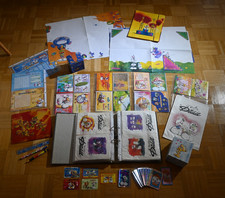 Vintage / Diddl Sammlung / kompletter Ordner mit Extras + Briefpapier