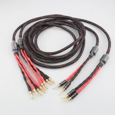 Pair HiFi Speaker Cable With