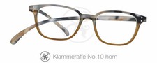 Klammeraffe Lesebrille Schwarz