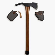 BAREBONES Wiedehopf Hacke Haue Pulaski Axt Spaltaxt Hickory Holz Stiel Stahl