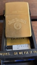 Zippo   Jack Daniel's  Old No.7  Commemorative  Solid Brass  Ungezündet von 1987