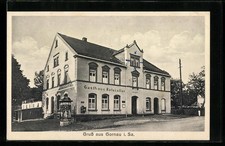 Gornau i. Sa., Gasthaus Ratskeller, Ansichtskarte 