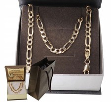 Figaro Kette 925 Silber 585