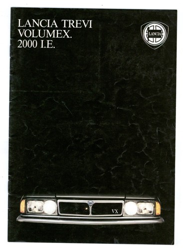 Lancia prospekt 1984 - prospekt, trevi