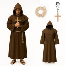 Mönch Kostüm – Kutte mit