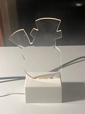 SCHNEEMANN, Weihnachtsdeko, innen  - leuchtet