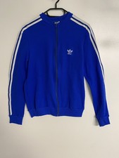 Adidas vintage 80s Jacke Gr. M 176 made in West Germany Blau 54% Polyamid 370 