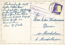 726843) DR Landpostblg. Niederrieden über Memmingen 