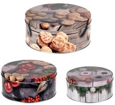 Weihnachtliche Keksdose 3er