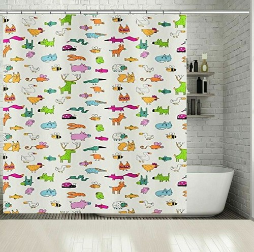Duschvorhang ente elefant - ,