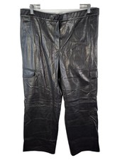 Samoon kunstleder cargohose - samoon,