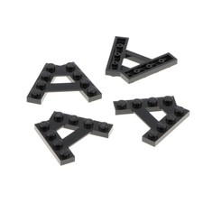 4x Lego Keil Bau Platte