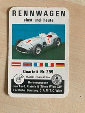 Rennwagen einst und heute