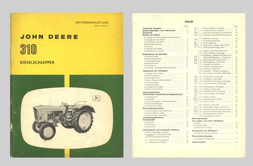 John deere lanz traktor 310 - lanz,