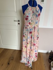 Sommerkleid blumig Partykleid  Gr 42 bunt ESPRIT Hochzeit lang Kleid