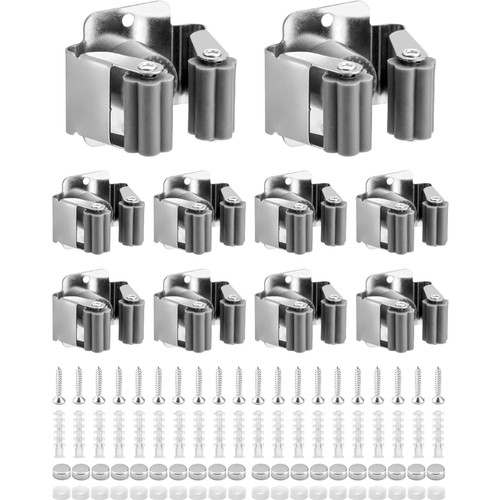 Besenhalter set edelstahl - besenhalter,