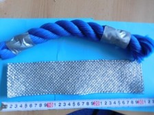 Christo Wrapped Reichstagsverhüllung Stoffstück + Seilstück