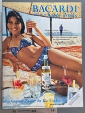 Bacardi und seine Happy Drinks Original Vintage Werbung 1969 Reklame advert