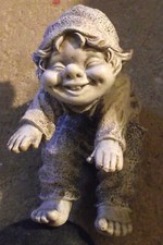 Figur: Blumentopf-Aufhänger/Anhänger, 23cm "Waldgeist -rutscht die Hose"