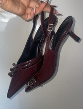Wein Rote Kitten Heels Gr.38