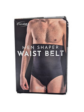 FarmaCell Man Figurformende Bauchbinde Gr. L für Männer Weiß straffend (B-Ware)