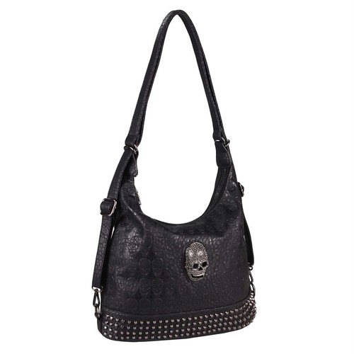 Damen totenkopf tasche - totenkopf,