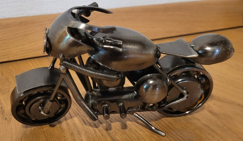 Motorrad skulptur modell aus - skulptur,