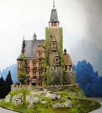 SCHLOSS - BURG / DIORAMA -   " FÜRSTENHOF "  H0 / 1:87