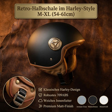 Retro Halbhelm Jethelm für