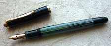 alter Pelikan Füller 400NN grüngestreift 14K/585 Goldfeder OF