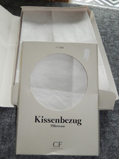 Christian Fischbacher Bettwäsche  PAPERWORKS  GRAU 135 X 200 CM   40 /80 CM NEU