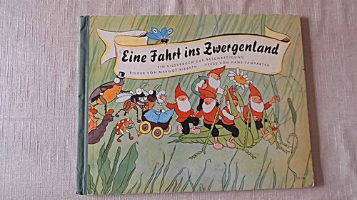 Altes bilderbuch eine fahrt - eine,