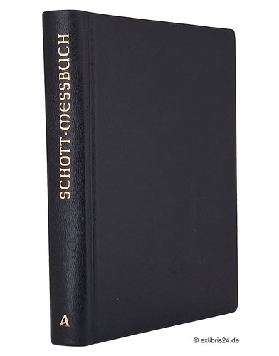 Schott messbuch für die - die, sonn-