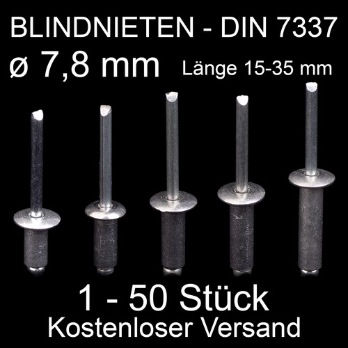 Blindnieten popnieten alu - blindnieten,