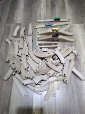 6,4 kg Konvolut alte Holzeisenbahn Eisenbahn Holzspielzeug Autobahn Holz