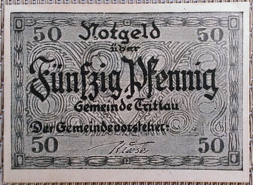 Notgeld pfennig trittau - 50,