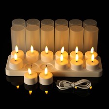 12X LED Kerzen Lampe mit