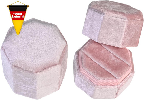 Elegante doppelte ringbox set - elegante,
