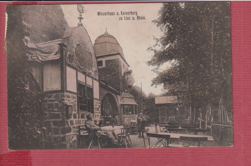 Alte ansichtkarte winzerhaus - ansichtkarte,