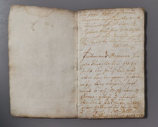 Antikes Tagesbuch Notizbuch